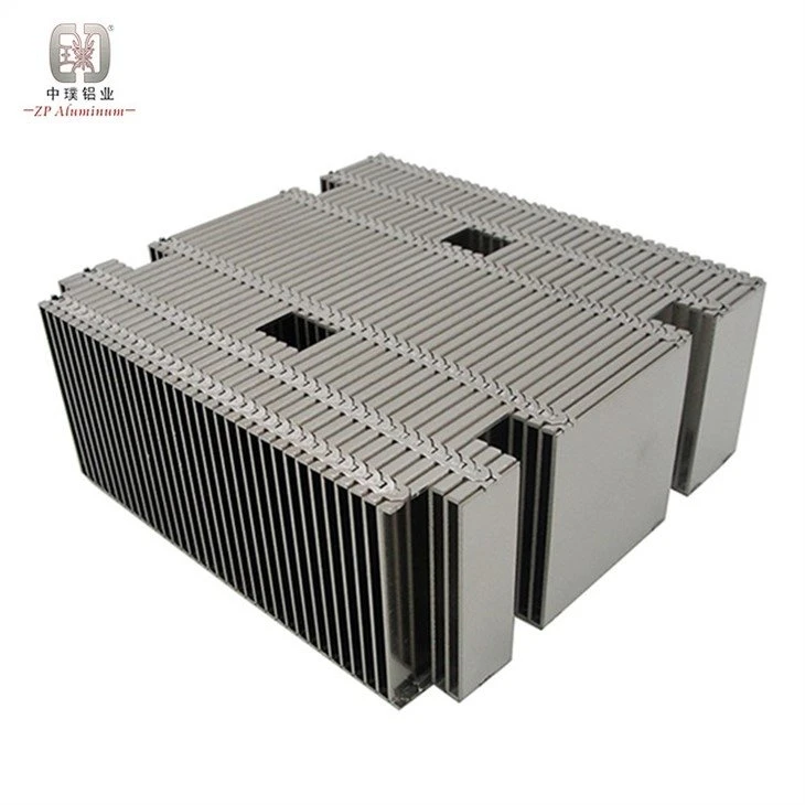 heat sink with zip fin