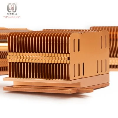 Copper Stamped Fin Heat Sink