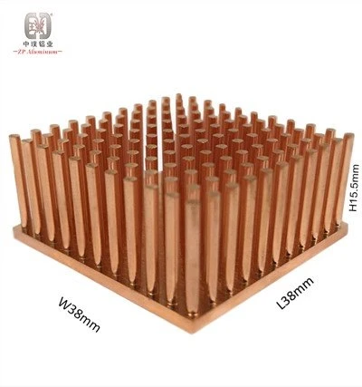 Forged Copper Pin Fin Heat Sink
