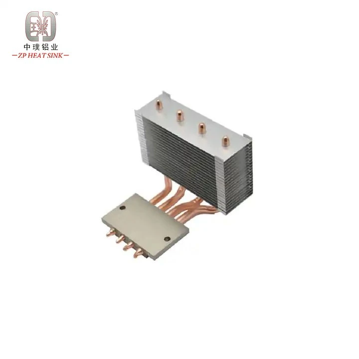 Copper Tube Aluminum Extrusion Heat Pipe Heat Sink