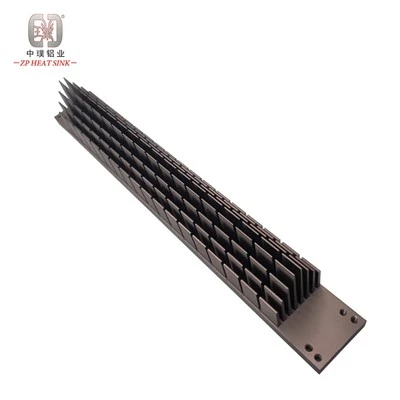 Aluminum Extrusion Wave Fin Heatsinks For LED Lighting Cooling
