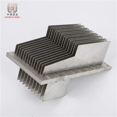 Aluminum Stamping Formed Fins Heat Sink