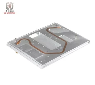 Copper Pipe Aluminum Liquid Cold Plate For Laser