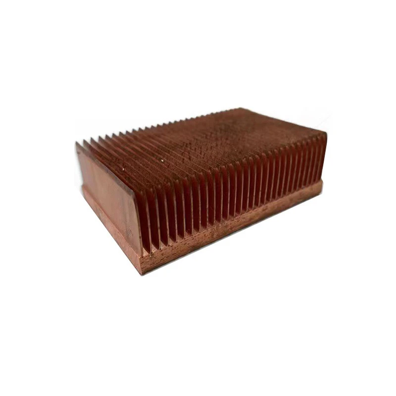 Factory Supply Copper Skived Heatsink - Red Copper Electronic Heatsink, Complete Specifications & Customizable factory