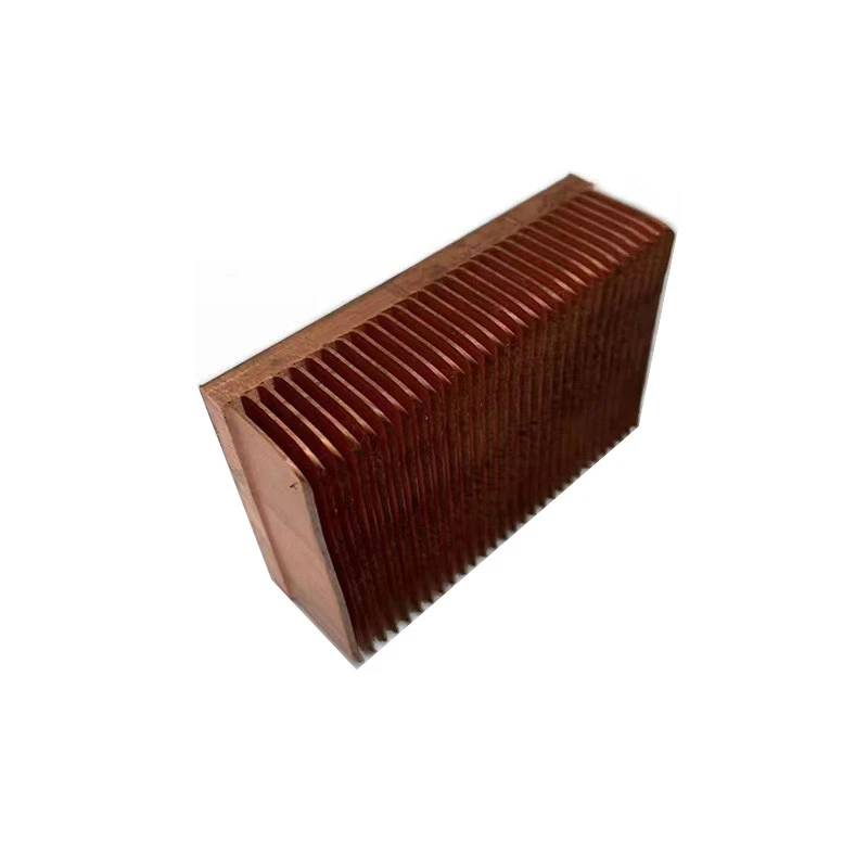 Factory Supply Copper Skived Heatsink - Red Copper Electronic Heatsink, Complete Specifications & Customizable best