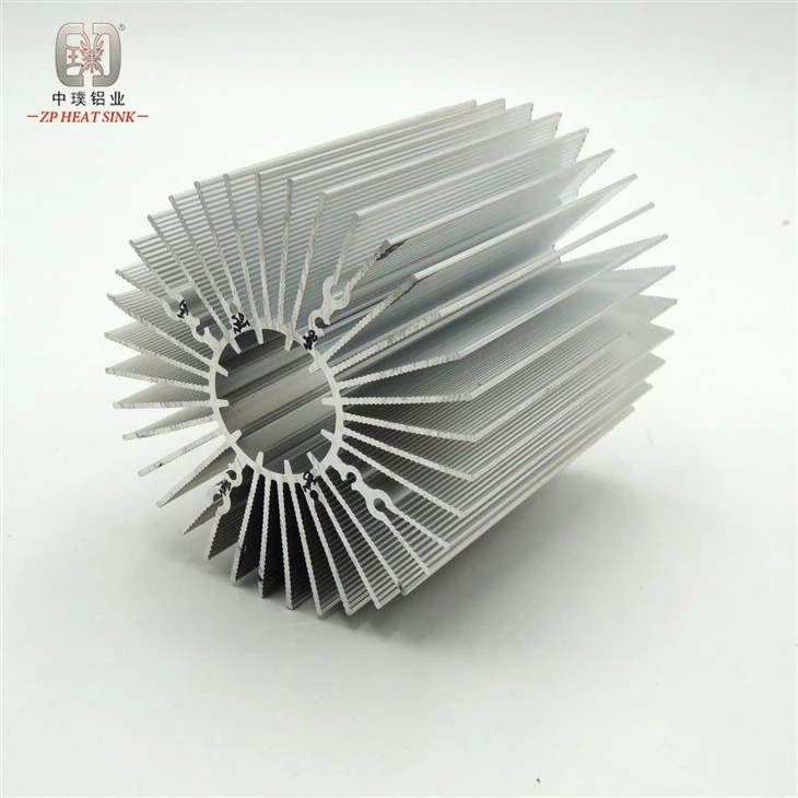 Precision Round Aluminum Heat Sinks