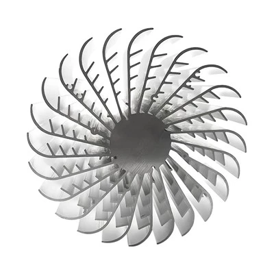 Bionic Fin Extruded Aluminum Sunflower Heat Sink