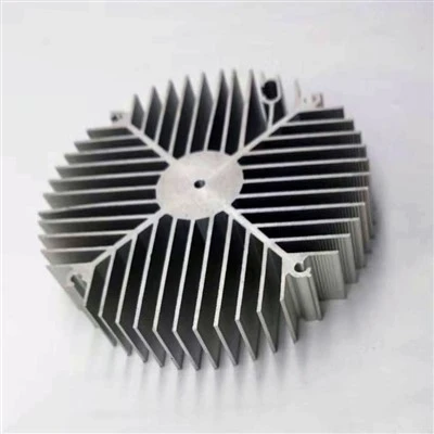 Extruded Sunflower Aluminum Heat Sink With Integrated Mounting – Custom LED Thermal Solutions